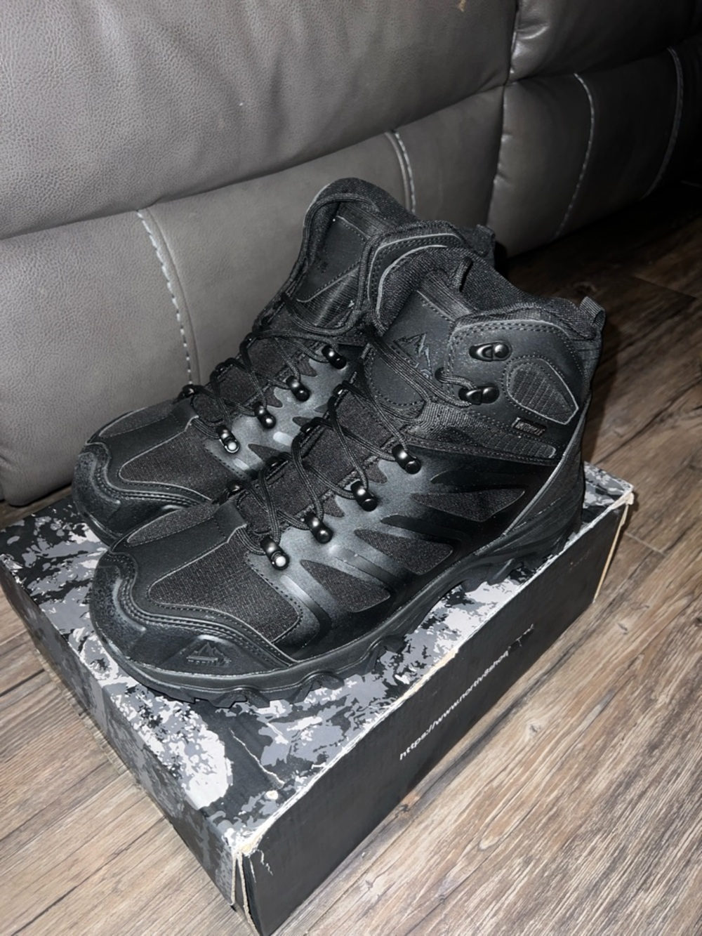Men's Black Tactical Outdoor Boots
